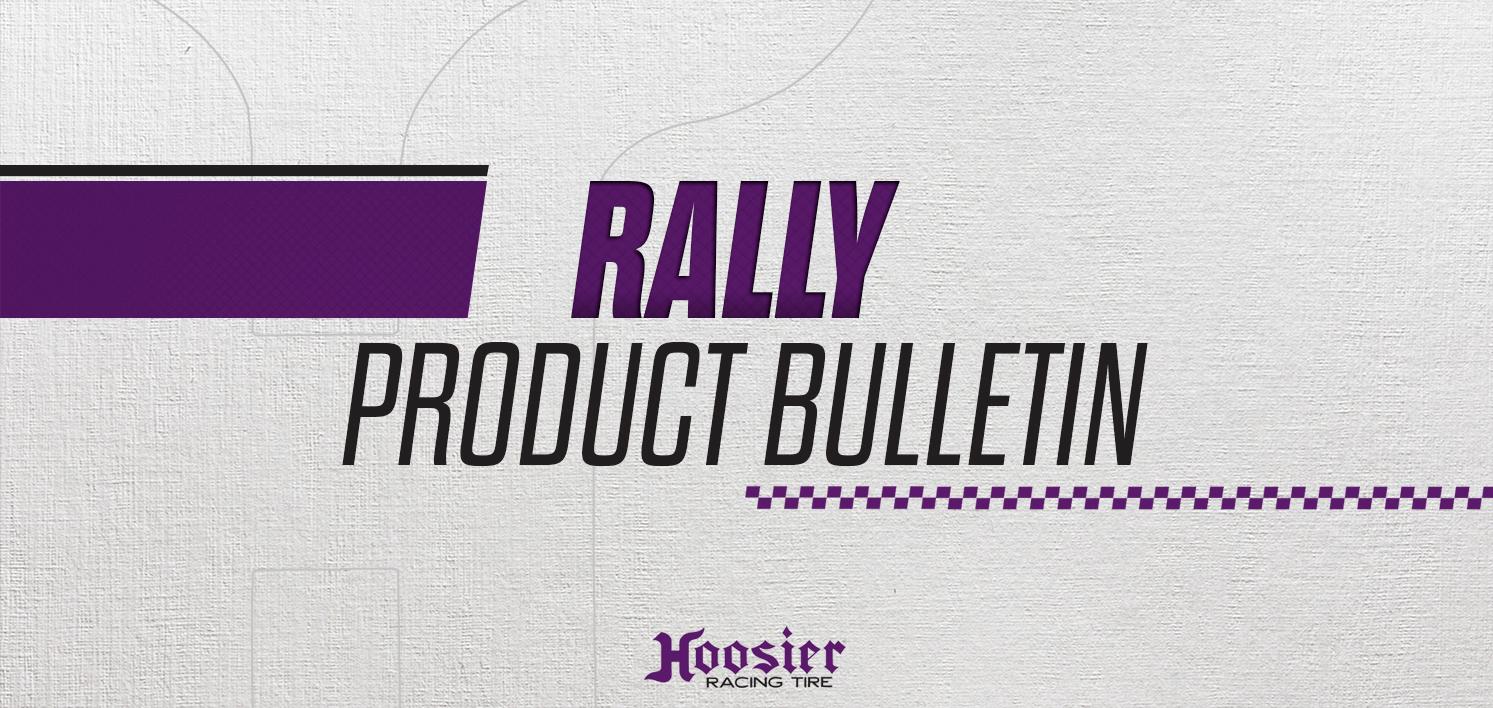 Gravel Rally Tire Product Bulletin